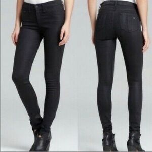 EUC Rag & Bone black skinny jeans style: legging designer stretch denin 26